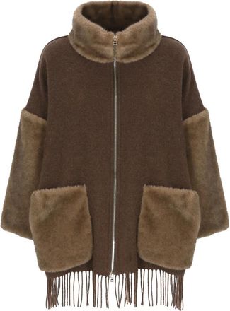 Herno Giacca in Lana - - Jackets - Donna - Marrone - M