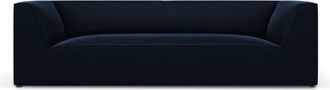 CXL by Christian Lacroix Sofá 3 plazas de terciopelo azul oscuro
