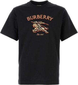 Burberry Black Crew Neck T-Shirt