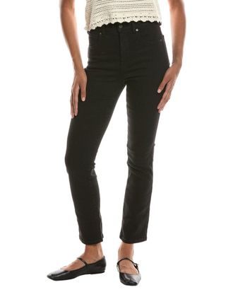 Madewell The Longline Black Frost Straight Jean