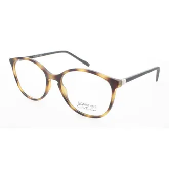 Signature Ladies Brown Rectangular Eyeglass Frames S7008MatteTortoise51