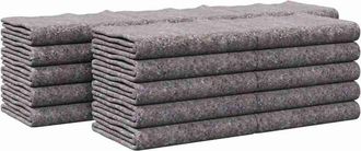 vidaXL Vidaxl - Moving Blankets 25 pcs Grey 150 x 200 cm Fabric