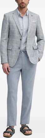 Joop Blazer a quadri con bottoni - Grigio