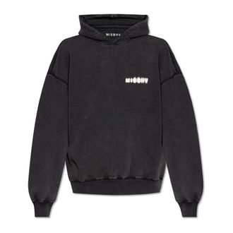 Misbhv Hoodies, male, Black, Size: 2XS Logo Sweatshirt