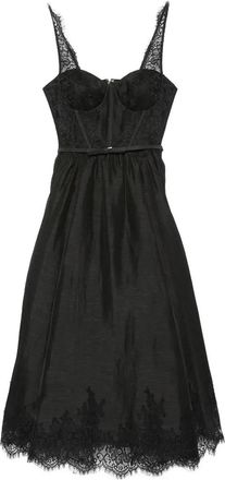 Zimmermann Valiant Silk And Linen Midi Dress