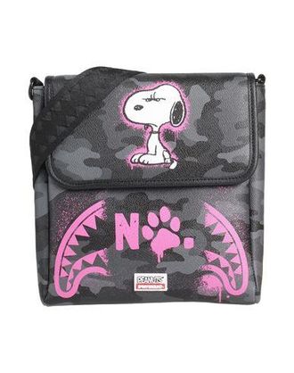 Sprayground X PEANUTS PEANUTS SNOOPY PINK STENCIL MESSENGER SLING