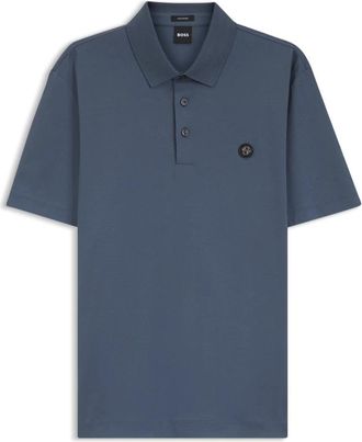 HUGO BOSS C-Parris 01 Poloshirt - Heren - Polos - Blauw - L - Katoen - Tops