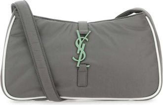 Saint Laurent Le 5 &Agrave; 7 shoulder bag - men - ECONYL - OS - Grey