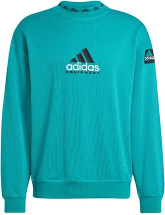 adidas Reflecterende Crewneck Uitrusting Groen - Heren - Sportshirts - Groen - S - Katoen - Fitness