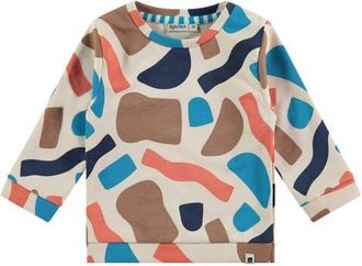 Babyface Abstract Print Crewneck Sweatshirt in Cream at Nordstrom, Size 12M