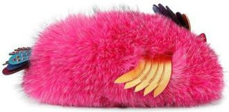 Kurt Geiger Eagle Fluff Slipper in Open Pink at Nordstrom, Size 11Us