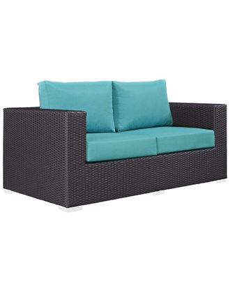 ModWay Convene Outdoor Patio Wicker Rattan Loveseat
