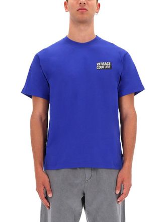 Versace Jeans Couture T-Shirt mit kleinem quadratischem Logo