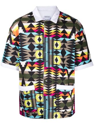 Marcelo Burlon Camicia con stampa - Arancione