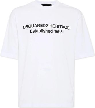 Dsquared2 Wit Overhemd voor Mannen - Heren - T-shirts - Wit - L - Tops