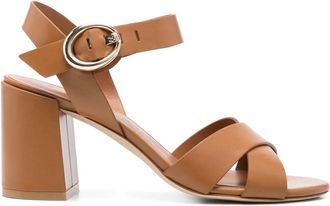 Stuart Weitzman Sandali Benni 70mm - Marrone