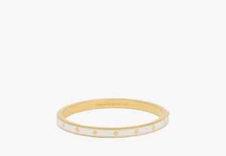 Kate Spade New York Spot The Spade Enamel Hinged Bangle