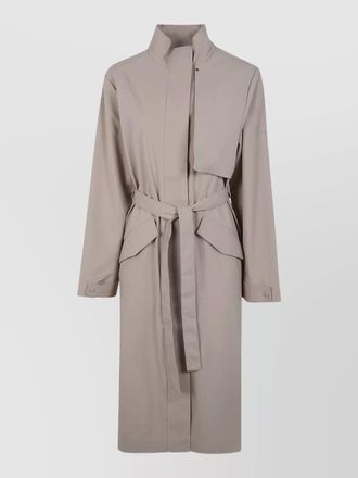 Rains suva hardshell woman long belted coat
