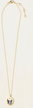 Fat Face FatFace Gold Tone Butterfly Necklace
