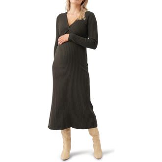 Ripe Remi Knit Nursing Dress in Ivy at Nordstrom, Size X-Small Au