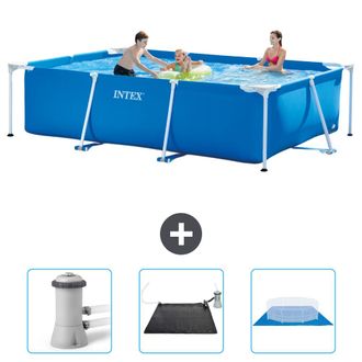 Intex Piscina Con Estructura Rectangular - 300x200x75 Cm - 6-piezas Scb79