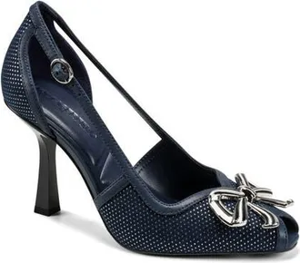 Karl Lagerfeld Lacey Pump in New Navy at Nordstrom, Size 7.5