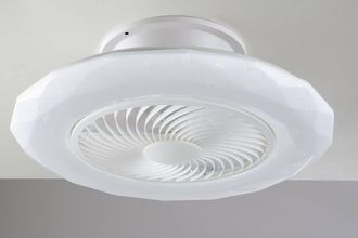 Netlighting Skyron LED Ceiling Lamp Fan Wifi Smart Voice Control White Starry Sky