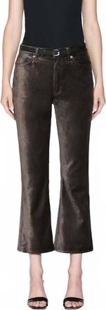 Frame Denim Crop Mini Boot Pants In Comet