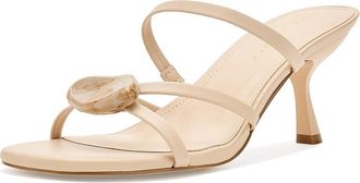 Marc Fisher Natesa Womens Dress Sandals Light Natural Leather : 9.5 M
