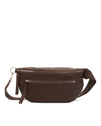 Hammitt Hammitt Charles Crossbody Espresso Pebble Silver Lrg