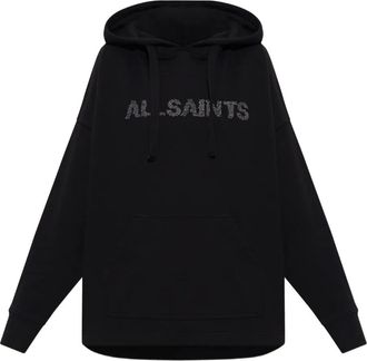AllSaints Ettienne hoodie met grafische print - Zwart