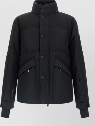 Moncler elfin hooded down jacket high collar