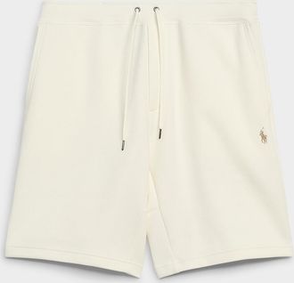 Polo Ralph Lauren Mens Fleece-lined cream Bermuda Shorts