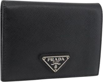 Prada Pre-owned Wallets, female, Black, Size: ONE SIZE Pre-owned Vintage Wallet