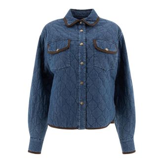 Jacob Cohen Denim Shirts, female, Blue, Size: S Denim Overshirt