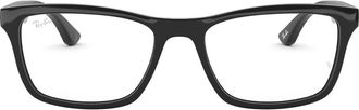 Ray-Ban 55mm Square Optical Glasses in Black at Nordstrom