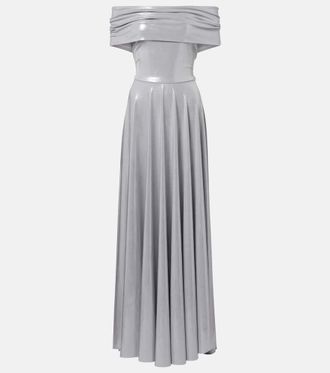 Norma Kamali Vestido de fiesta con hombros descubiertos