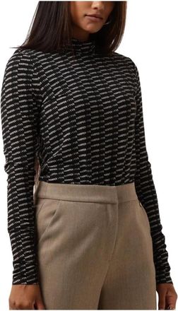 Harper & Yve Jane LS Top - Dames - Longsleeves - Zwart - XS - Tops