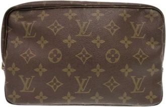 Louis Vuitton Pre-owned Canvas Clutch - unisex - Vintage Clutch - Bruin - ONE Size - Vintage