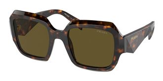 Prada PR 28ZSF Asian Fit 14L09Z Womens Sunglasses Tortoiseshell Size 54