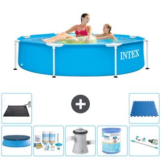 Intex Piscina Con Estructura Redonda - 244x51 Cm - 7-piezas S41444