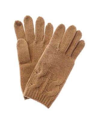 Portolano Cable Cashmere Tech Gloves