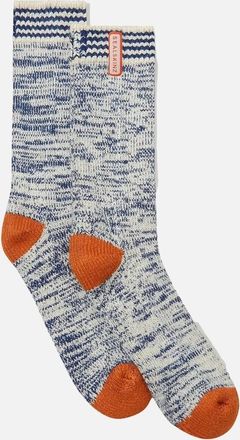Sealskinz Mens Sealskinz Cordwell Bamboo Twisted Socks Navy - Size: 9.5/13/12.5/12/11.5/11/9/16/15.5/15/14.5/14/13.5/10.5/10