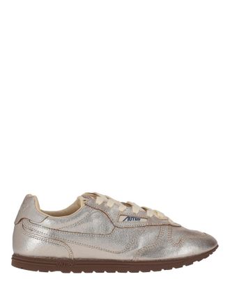 Autry Silver Lace Up Sneakers