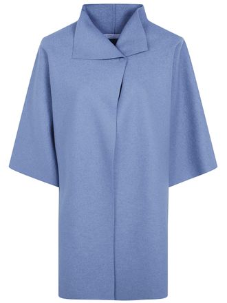 Harris Wharf London Coat Wool Kimono Mantle