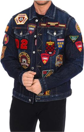 Dsquared2 Denim Jack - Heren - Spijkerjassen - Veelkleurig - S - Denim - Jassen