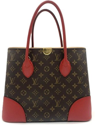 Louis Vuitton Monogram Cerise Red Color Monogram Tote Bag (Pre-Owned)