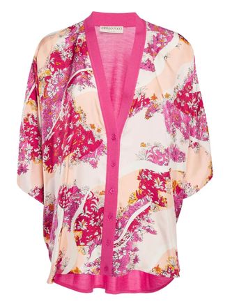 Pucci Cardigan crop a fiori - Toni neutri