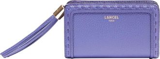 Lancel tassel-embellished leather wallet - Purple