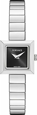 Versace V-Square Petite Bracelet Watch in Steel at Nordstrom
